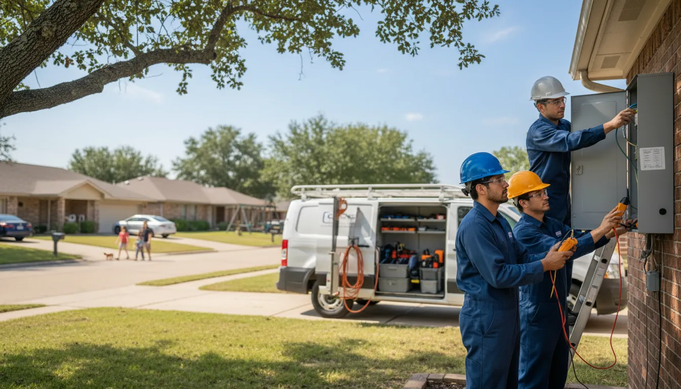 Certified electrician providing emergency electrical services in Lizton, IN